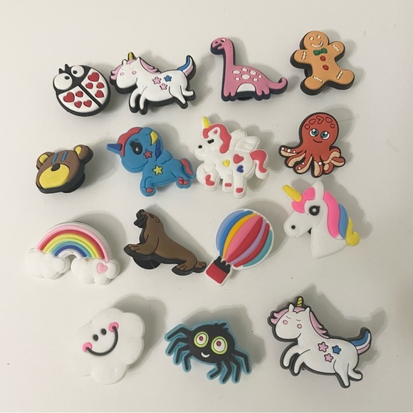 Croc Charms Lot of 15 Unicorn Bear Octopus Charms - Picture 13 of 14